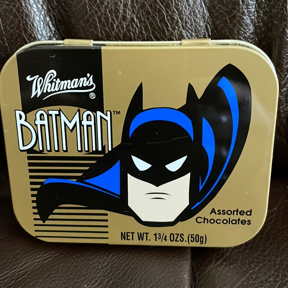 1998 Whitman Batman chocolate tin.